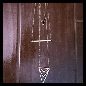 Gold 3 layer necklace